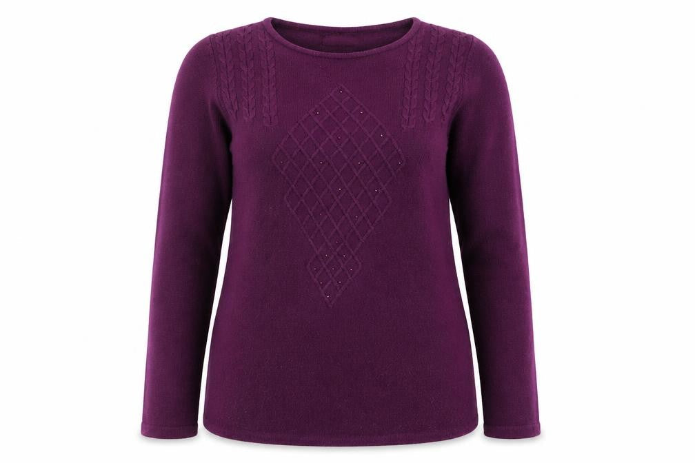 Womens UK Size M anna rose Purple Pullover Jumper