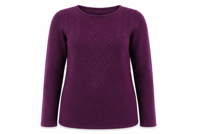 Womens UK Size M anna rose Purple Pullover Jumper