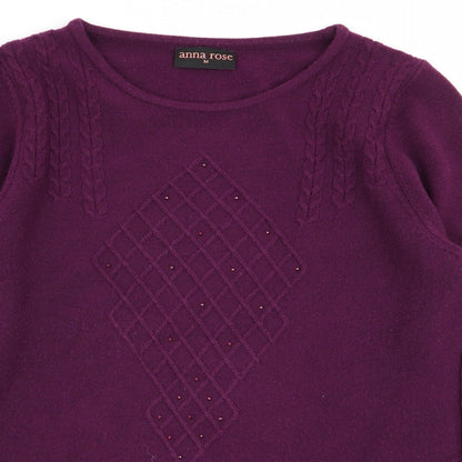 Womens UK Size M anna rose Purple Pullover Jumper