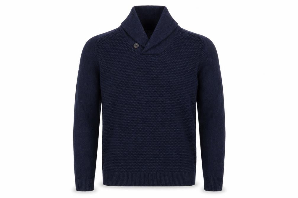 Mens UK Size M Asda George Blue Pullover Jumper