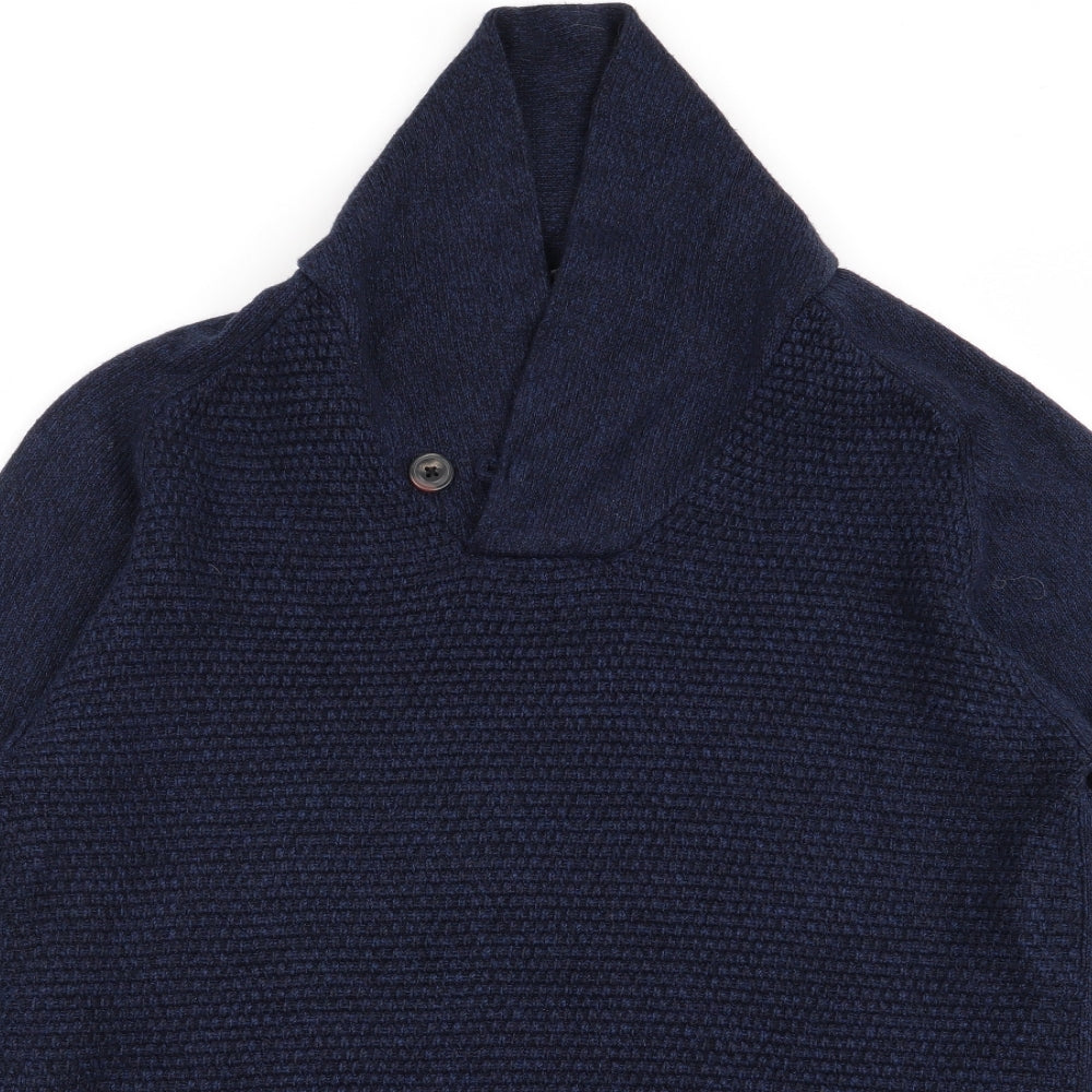 Asda George Mens Blue   Pullover Jumper Size M