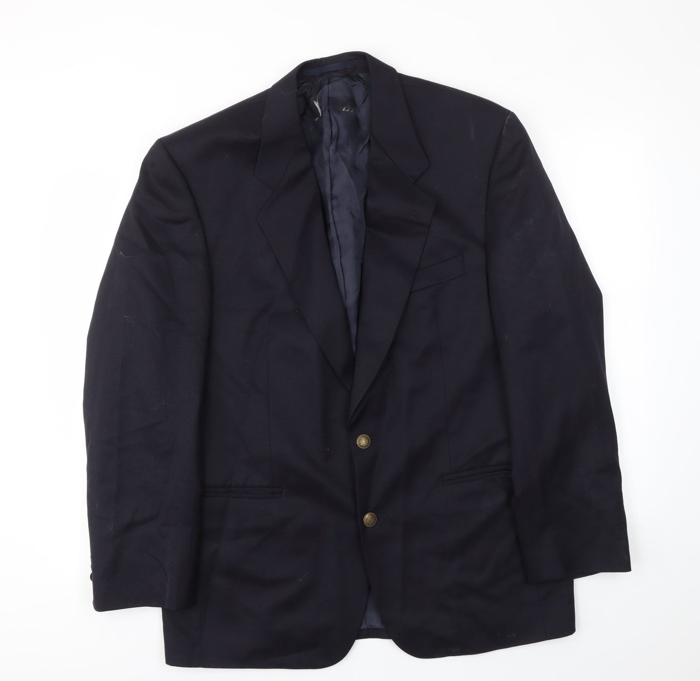 Mens UK Size 40 Preworn Regular Blue Suit Jacket