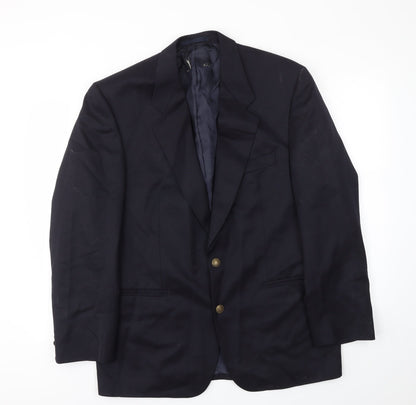 Mens UK Size 40 Preworn Regular Blue Suit Jacket