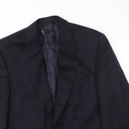 Mens UK Size 40 Preworn Regular Blue Suit Jacket
