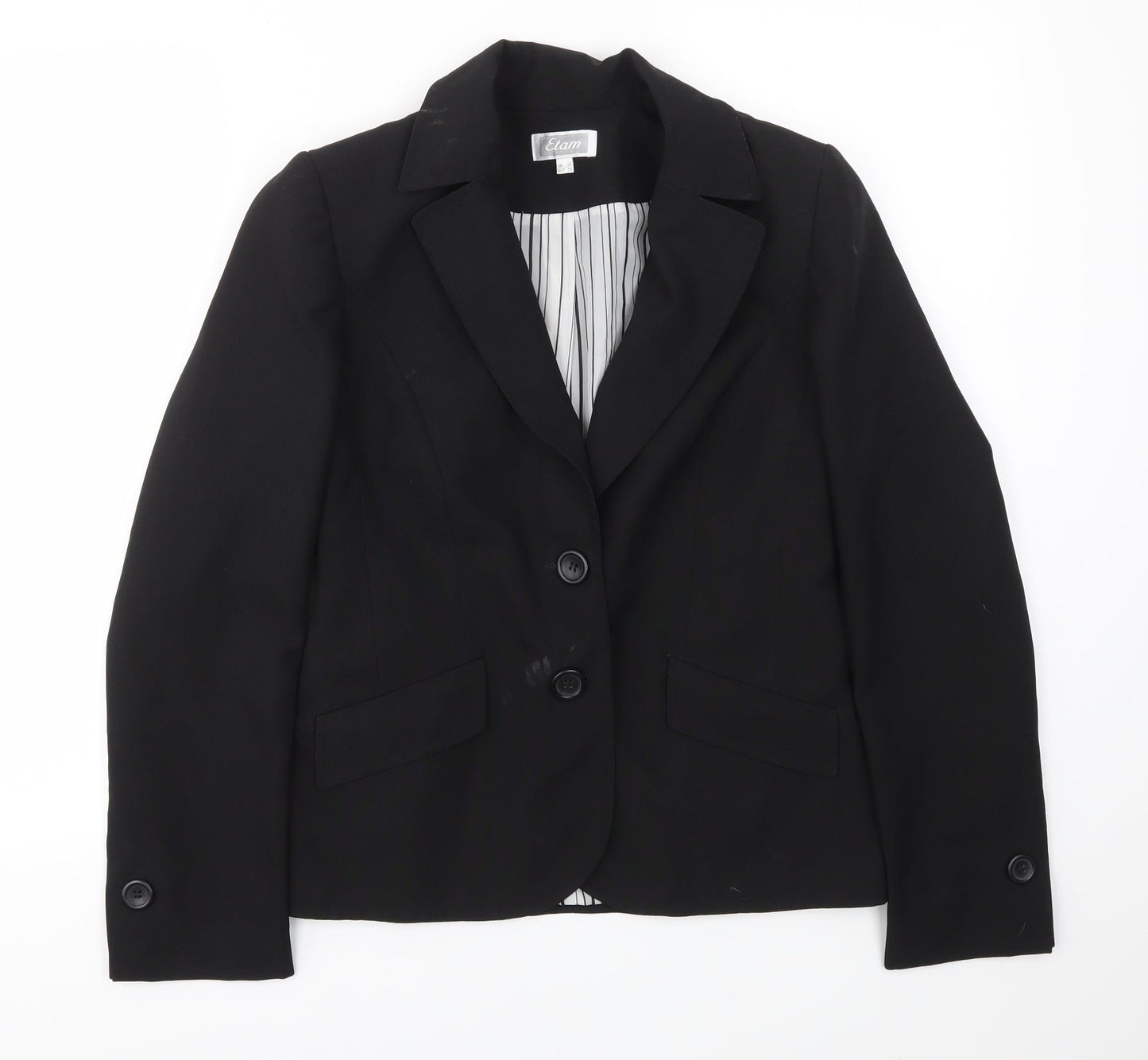 Etam Womens Black   Jacket Blazer Size 10