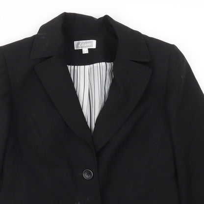Etam Womens Black   Jacket Blazer Size 10