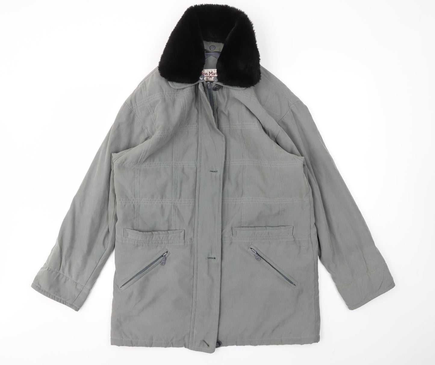 Womens UK Size S Bonmarché Grey Jacket