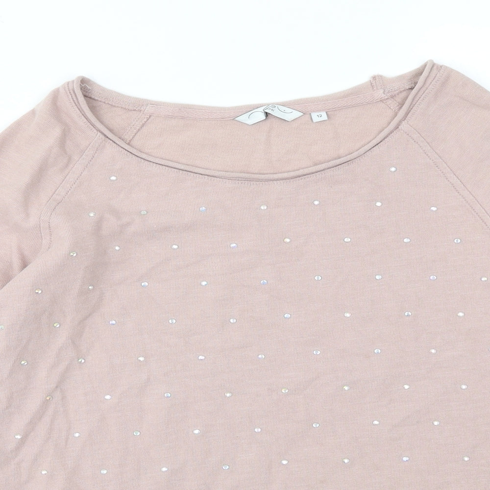 Womens UK Size 12 NEW LOOK Pink Pullover Jumper
