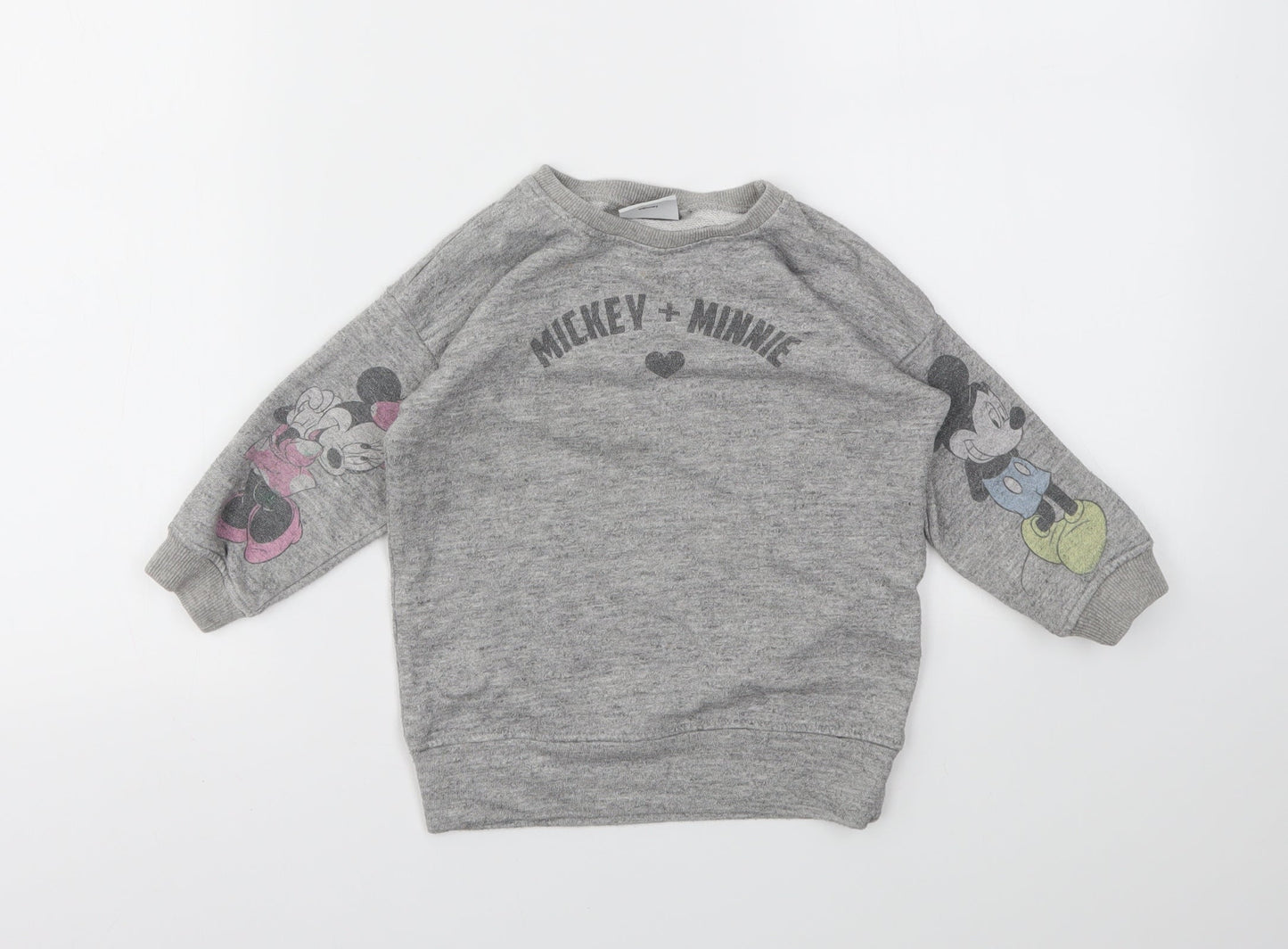 NEXT Girls Multicoloured Animal Print  Pullover Jumper Size 2 Years