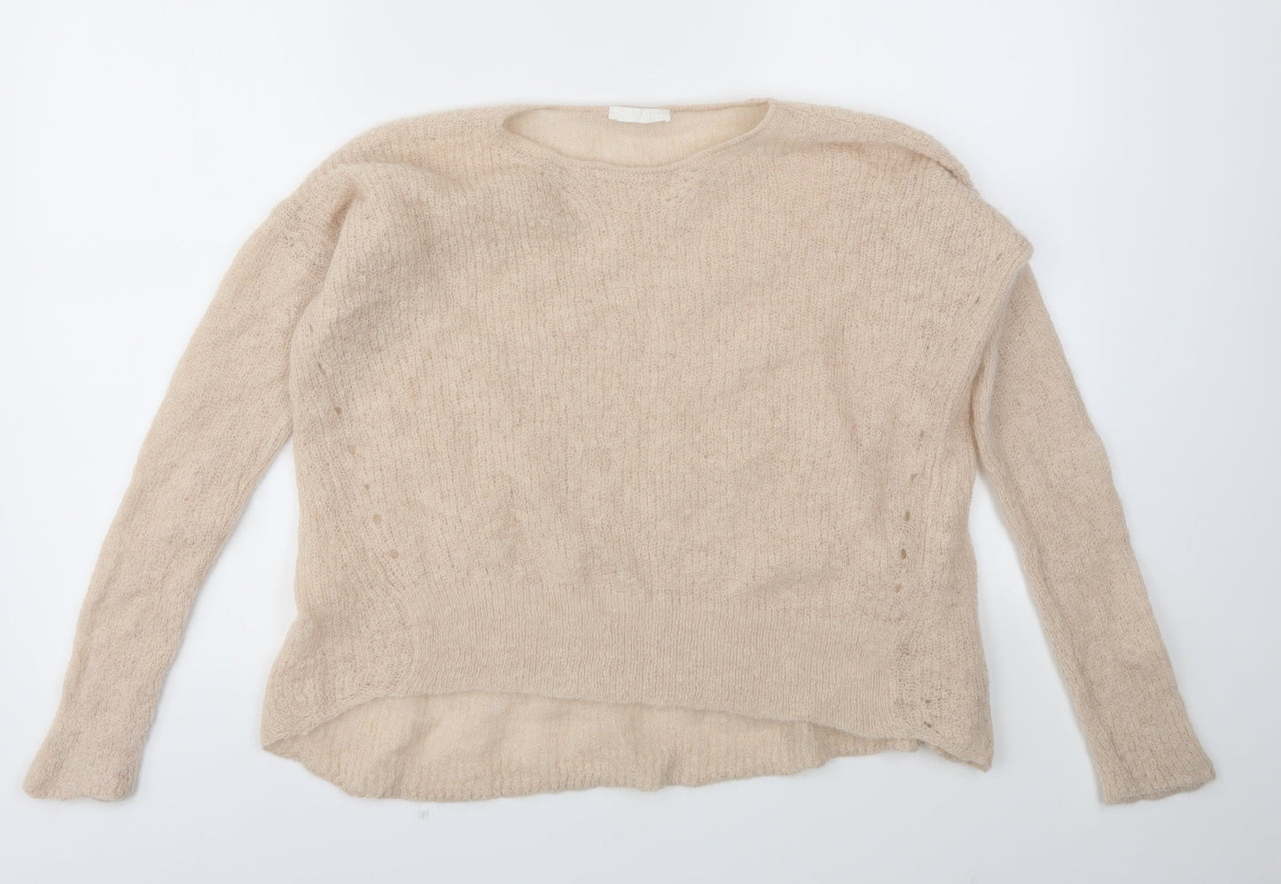 Womens UK Size XL Preworn Ivory Pullover Jumper