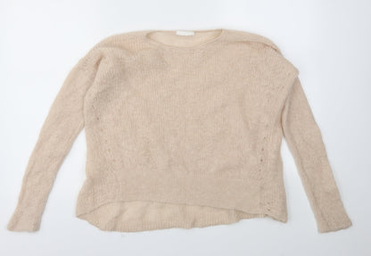 Womens UK Size XL Preworn Ivory Pullover Jumper