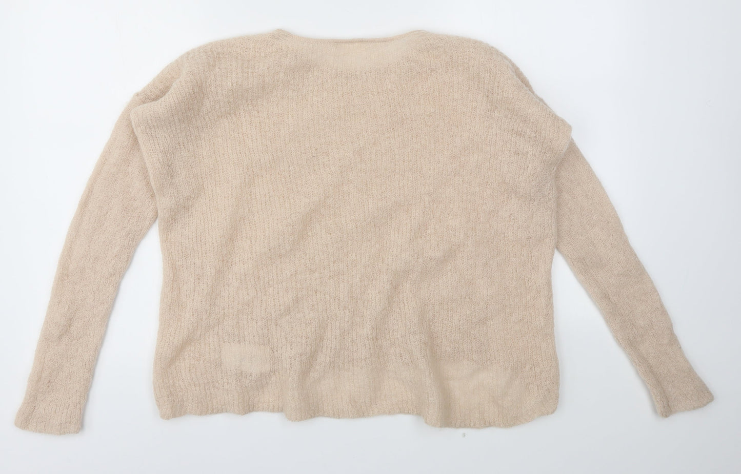 Womens UK Size XL Preworn Ivory Pullover Jumper