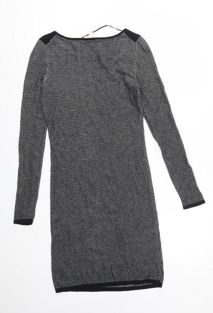 Spirit Womens Black   Jumper Dress  Size 8