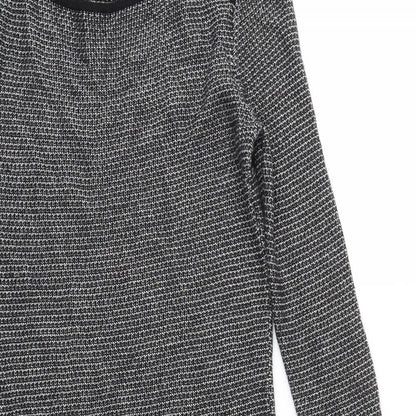 Spirit Womens Black   Jumper Dress  Size 8