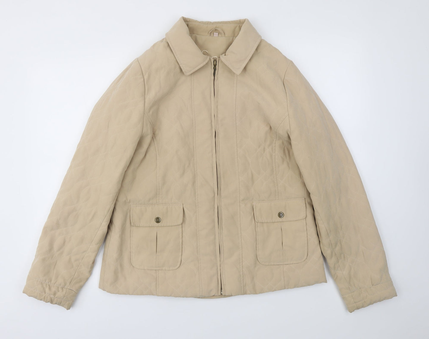 Womens UK Size 14 Soon Beige Jacket