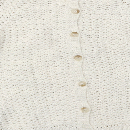Womens UK Size S Zara Ivory Pullover Jumper