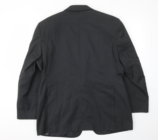 George Mens Green Striped  Jacket Blazer Size 42