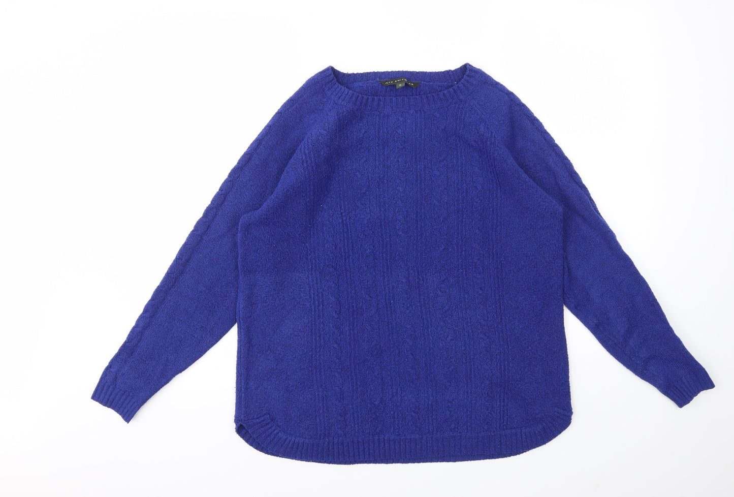 Womens UK Size 12 Bonmarché Blue Pullover Jumper