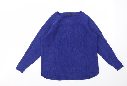 Womens UK Size 12 Bonmarché Blue Pullover Jumper