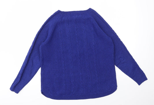 Womens UK Size 12 Bonmarché Blue Pullover Jumper