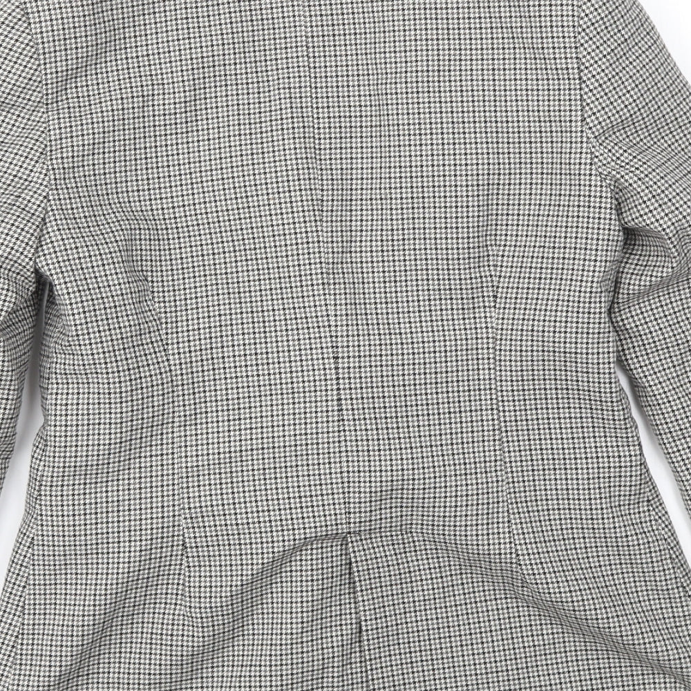 New Look Womens Multicoloured Geometric  Jacket Blazer Size 6