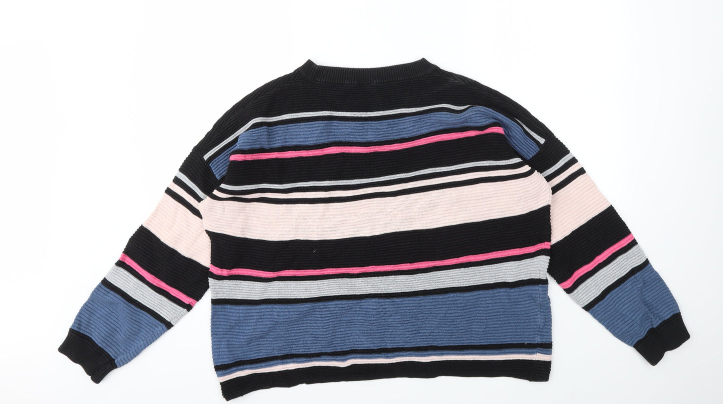Womens UK Size M H&M Multicoloured Pullover Jumper