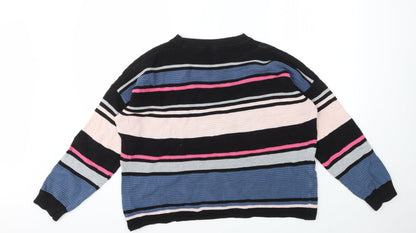Womens UK Size M H&M Multicoloured Pullover Jumper