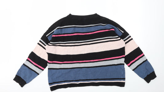 Womens UK Size M H&M Multicoloured Pullover Jumper