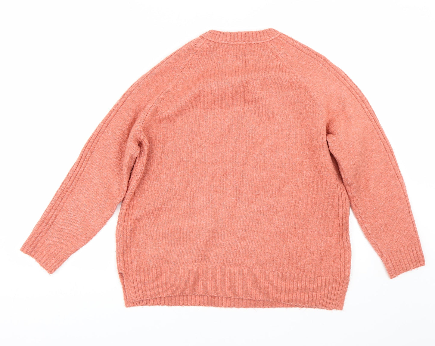 Womens UK Size M M&S Pink Pullover Jumper