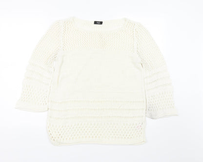 F&F Womens Beige   Pullover Jumper Size 12