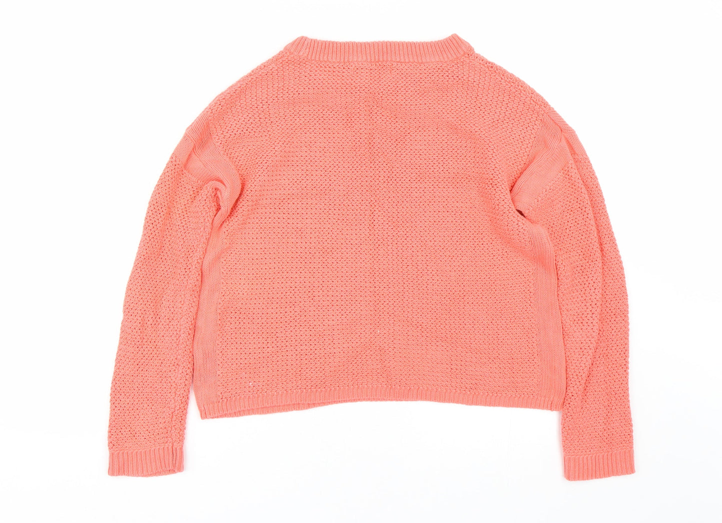 Womens UK Size S M&S Pink Pullover Jumper