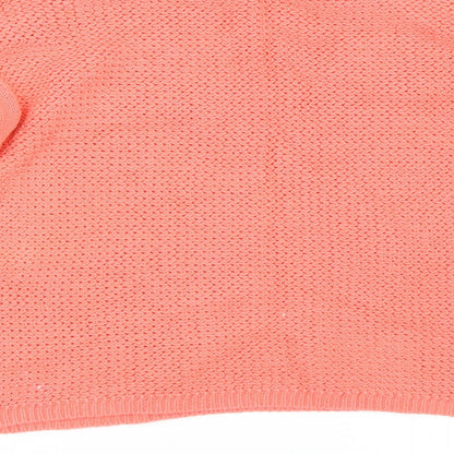 Womens UK Size S M&S Pink Pullover Jumper