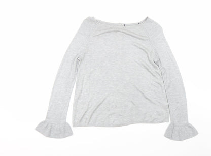 Womens UK Size 6 M&S Grey Cardigan Jumper