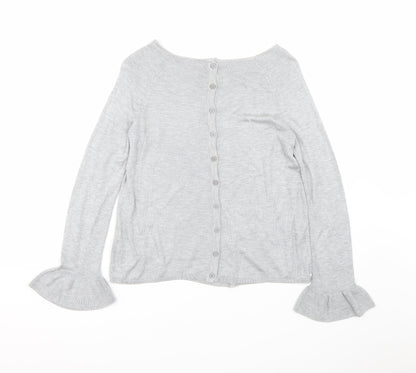 Womens UK Size 6 M&S Grey Cardigan Jumper