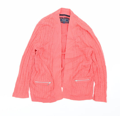 Maine Womens Pink   Cardigan Jumper Size 12