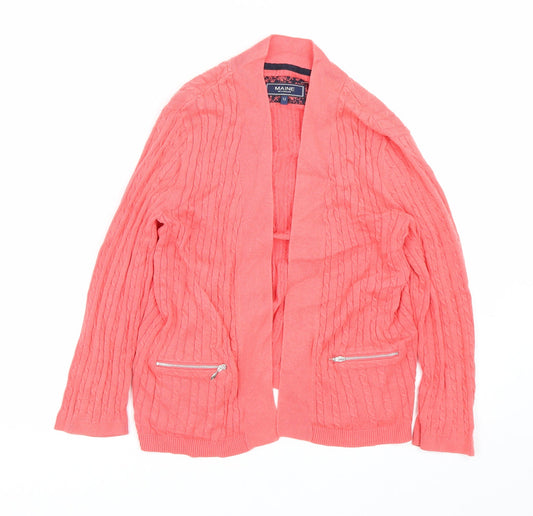 Maine Womens Pink   Cardigan Jumper Size 12