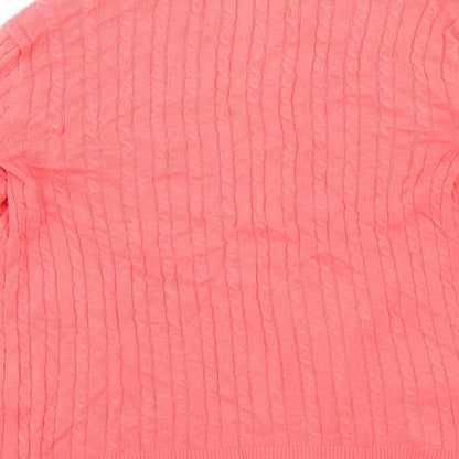 Maine Womens Pink   Cardigan Jumper Size 12