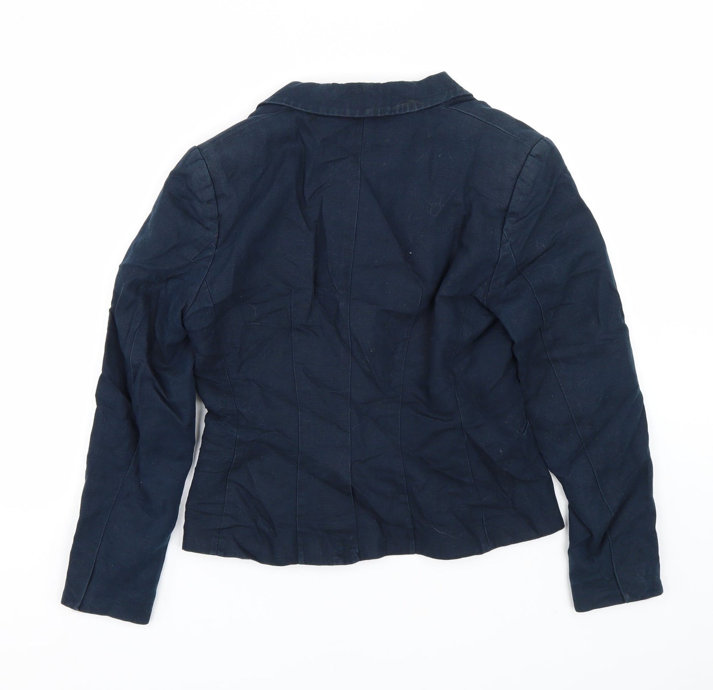 H&M Womens Blue   Jacket Suit Size 6