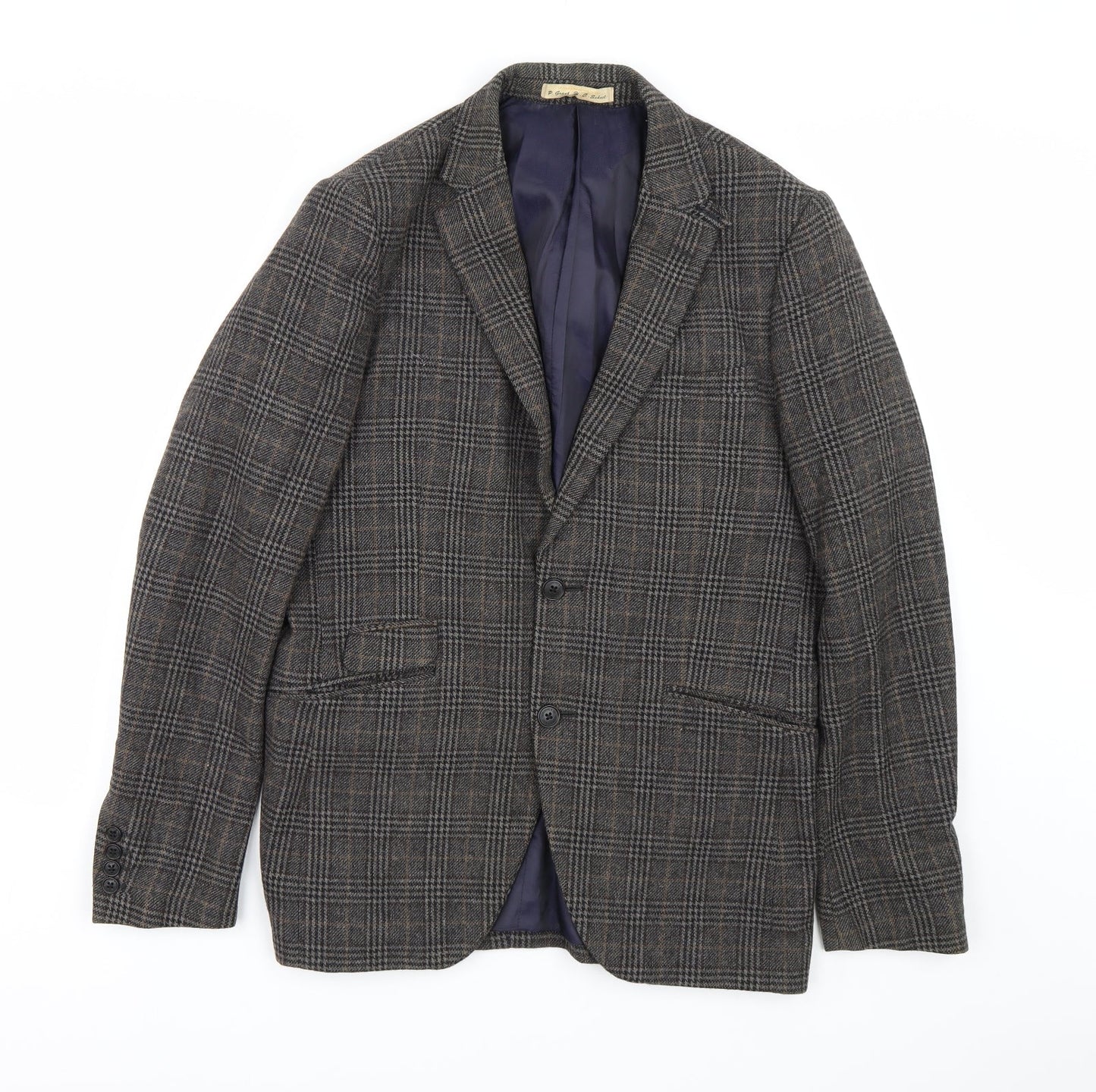 Mens UK Size 38 Debenhams Regular Brown Suit Jacket