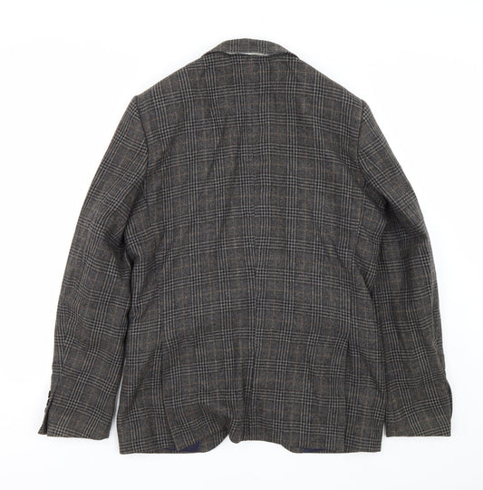 Mens UK Size 38 Debenhams Regular Brown Suit Jacket