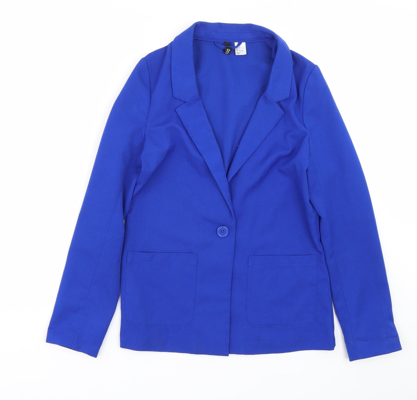 H&M Womens Blue   Jacket Suit Size 4