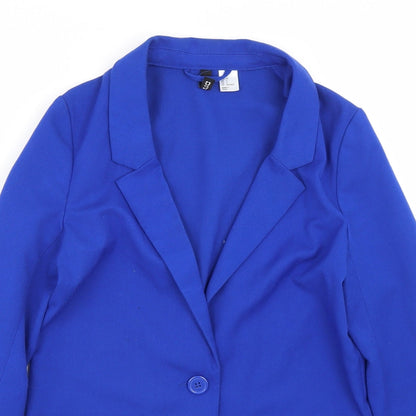 H&M Womens Blue   Jacket Suit Size 4
