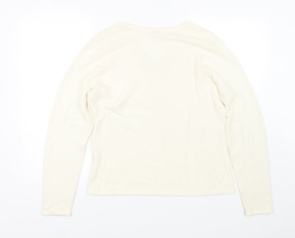 Womens UK Size XL Mackays White Pullover Jumper