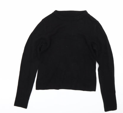 Womens UK Size M Preworn Black Pullover Jumper
