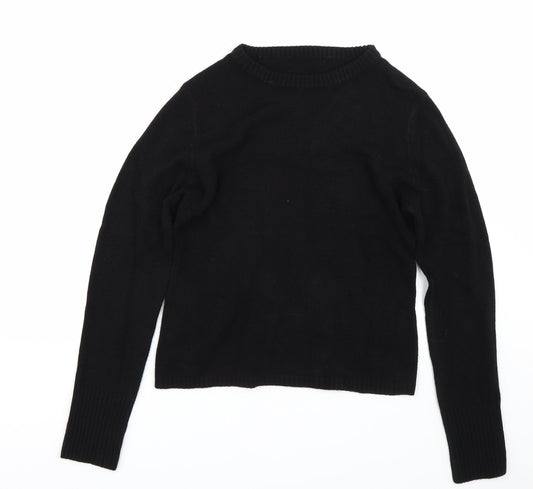 Womens UK Size M Preworn Black Pullover Jumper