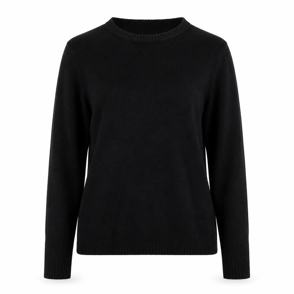 Womens UK Size M Preworn Black Pullover Jumper