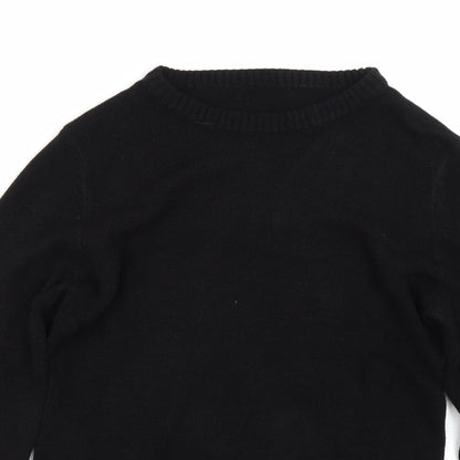 Womens UK Size M Preworn Black Pullover Jumper