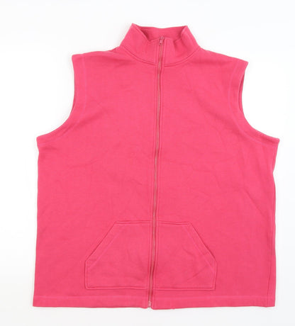 Classics Womens Pink   Vest Jumper Size 20