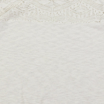 Womens UK Size 16 Preworn White Pullover Jumper