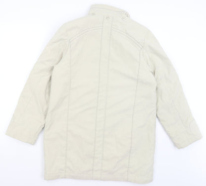 Womens UK Size S Anna Rose Beige Quilted Coat
